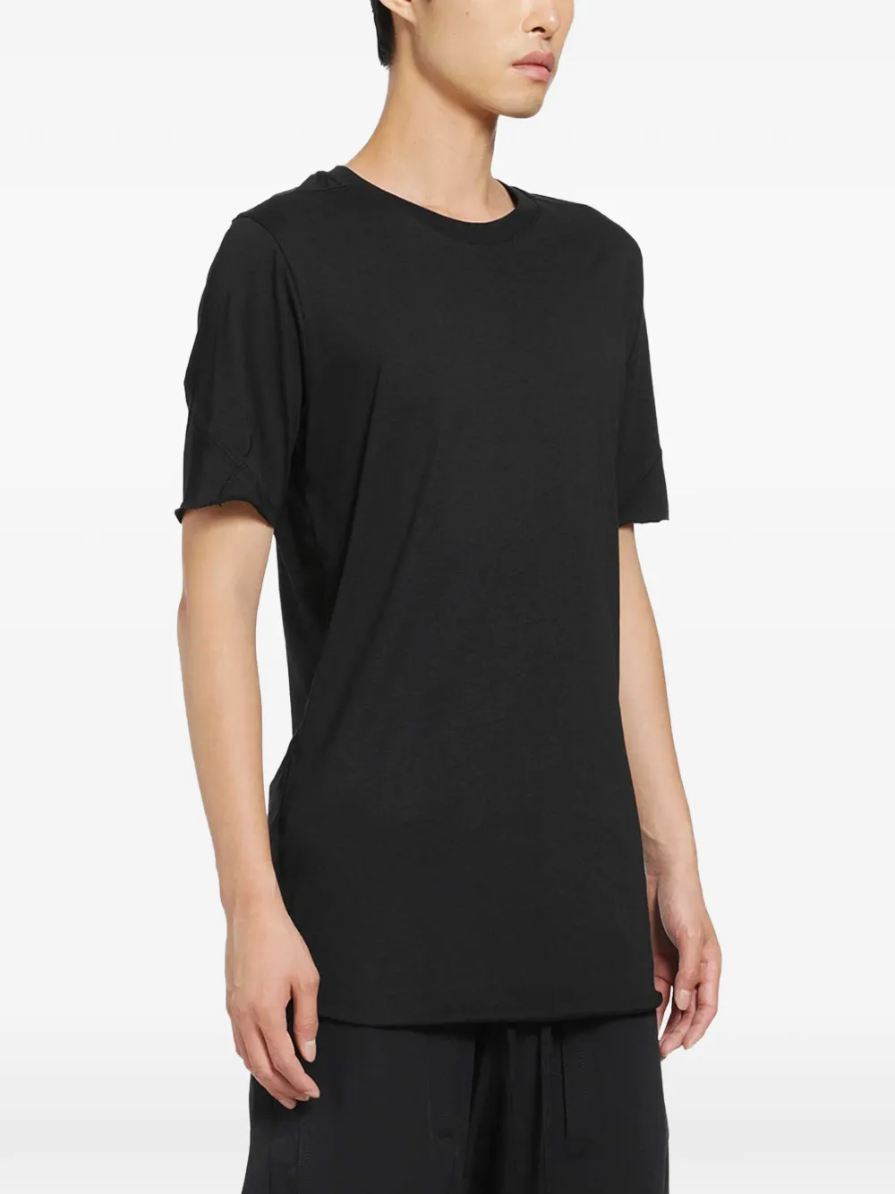 Thom Krom T-shirt met afwerking Zwart
