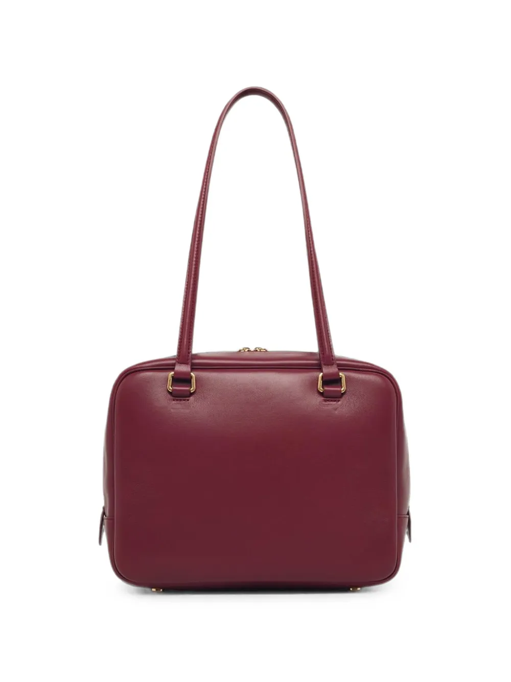 Jil Sander Vision medium leren schoudertas Rood