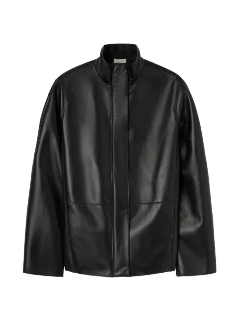 RETORI cocoon-shaped lambskin jacket