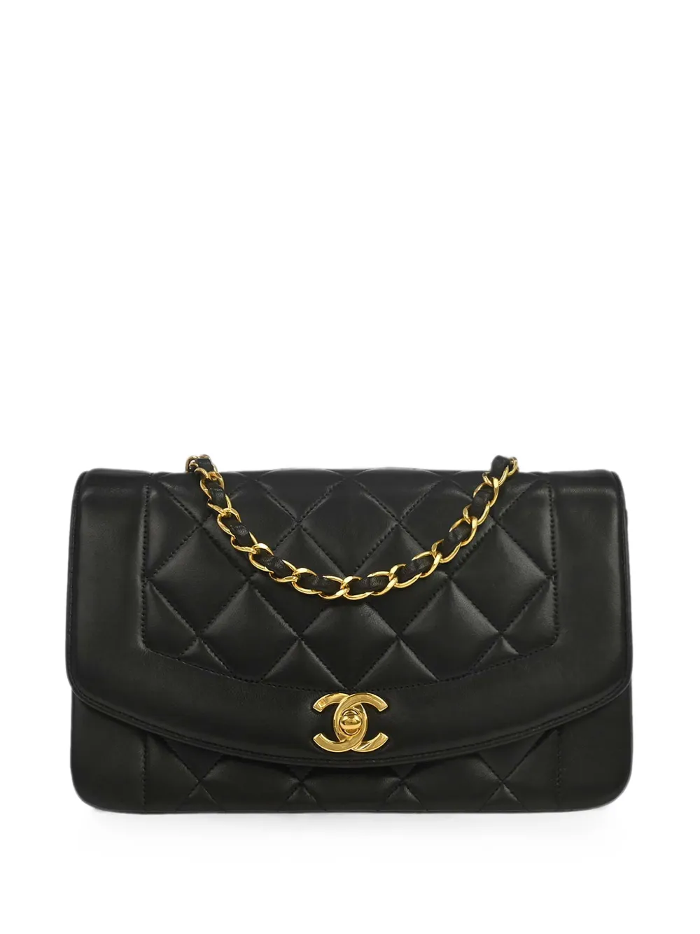 CHANEL Pre-Owned 1994-1995 Diana quilted shoulder bag - Nero