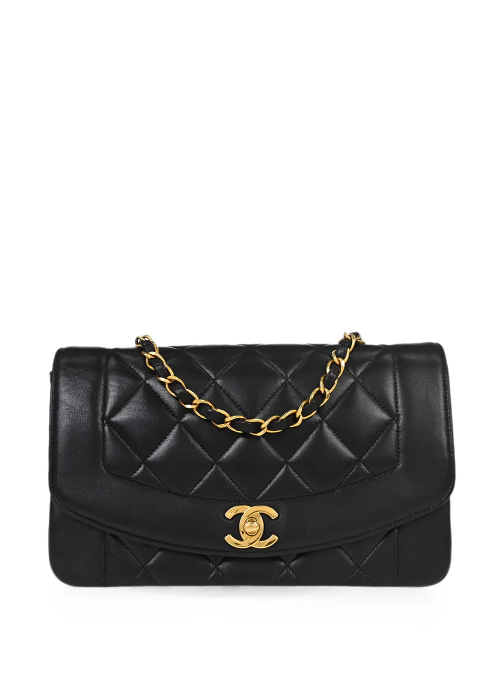 CHANEL Pre-Owned 1995 small Diana shoulder bag - Nero