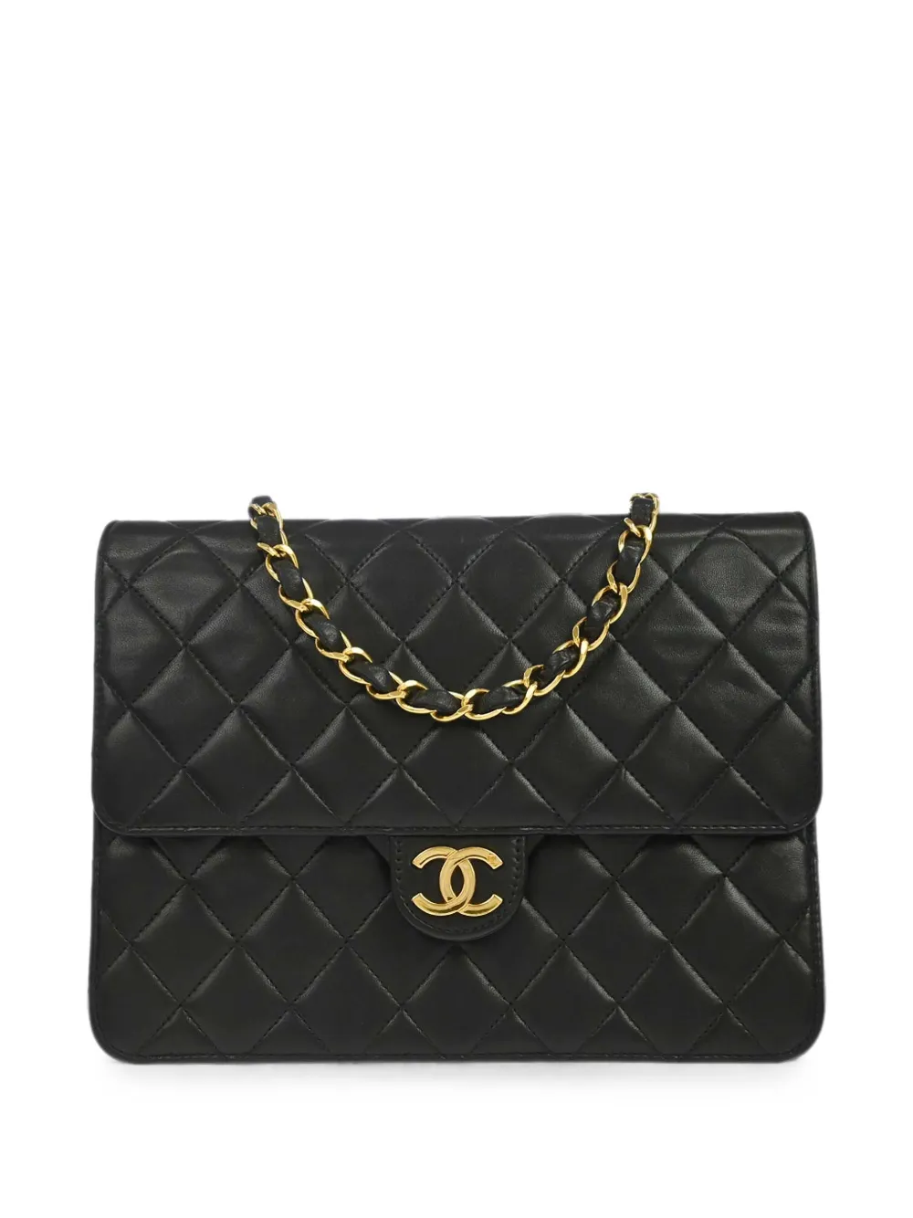 CHANEL Pre-Owned 1997 small Pushlock Half Flap shoulder bag - Nero