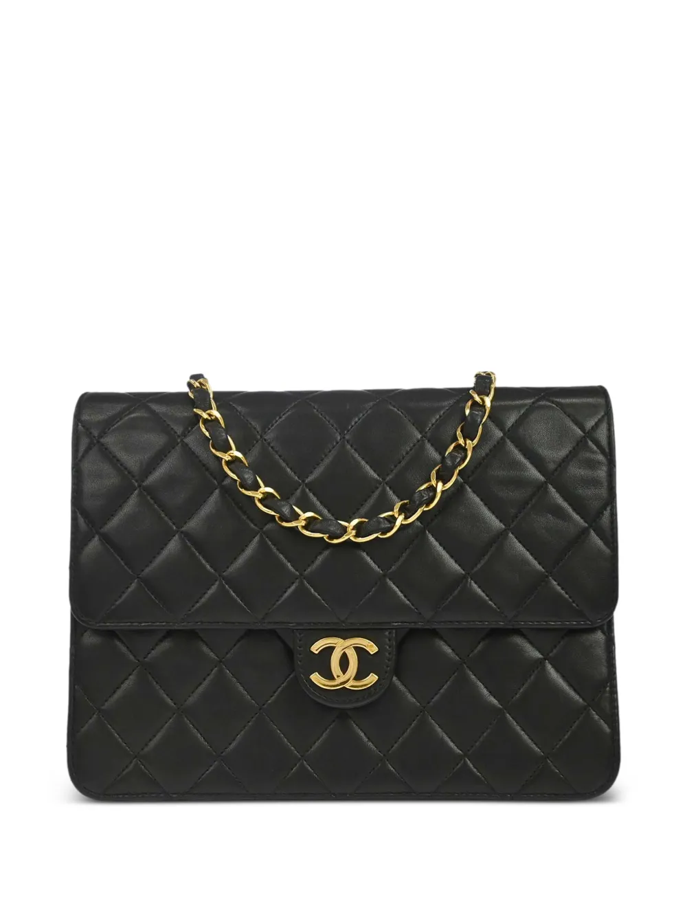 CHANEL Pre-Owned 1997 small Pushlock Half Flap shoulder bag - Schwarz