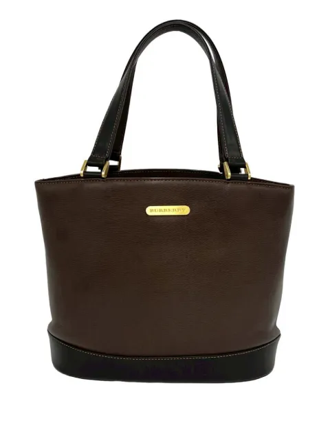 Burberry Pre-Owned 2000-2017 Leather bucket bag
