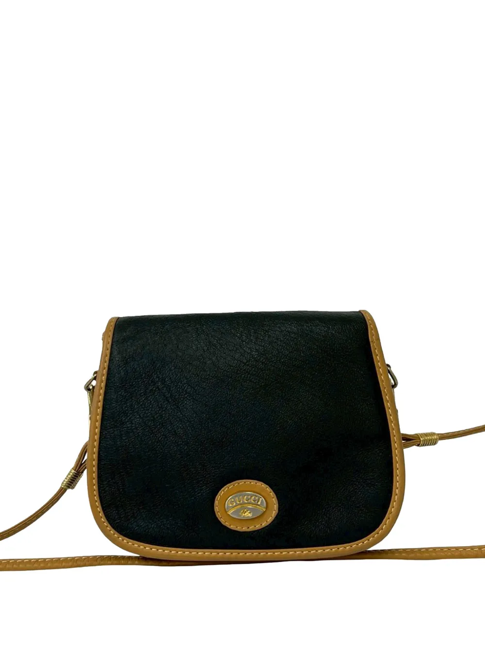 Gucci Pre-Owned 20th Century Calfskin crossbody bag - Nero