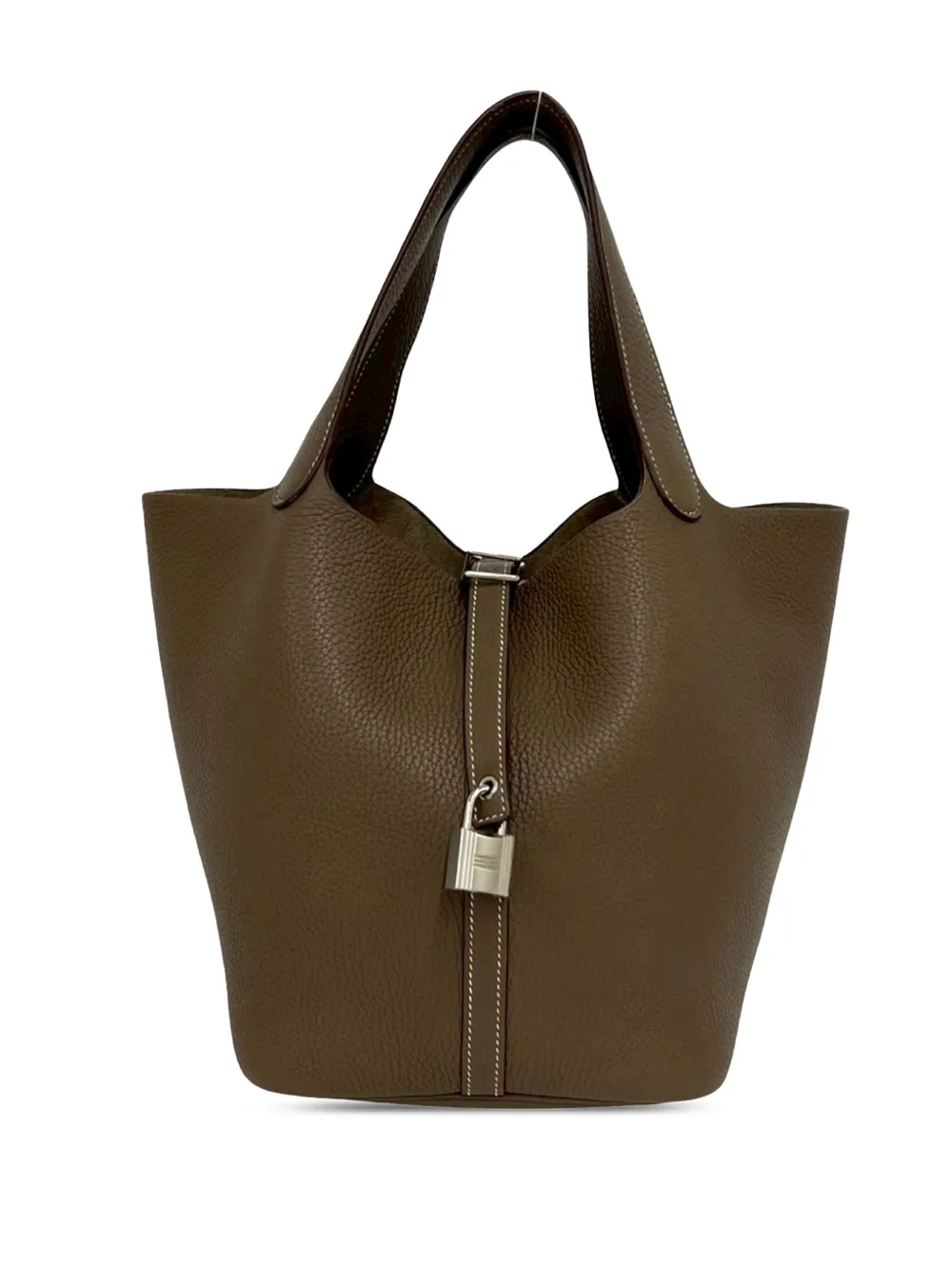 Hermès Pre-Owned 2019 Clemence Picotin Lock 22 handbag - Toni neutri