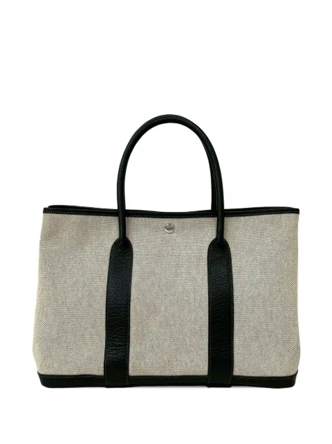 Hermès Pre-Owned 2000-2026 Toile and Negonda Garden Party 36 tote bag