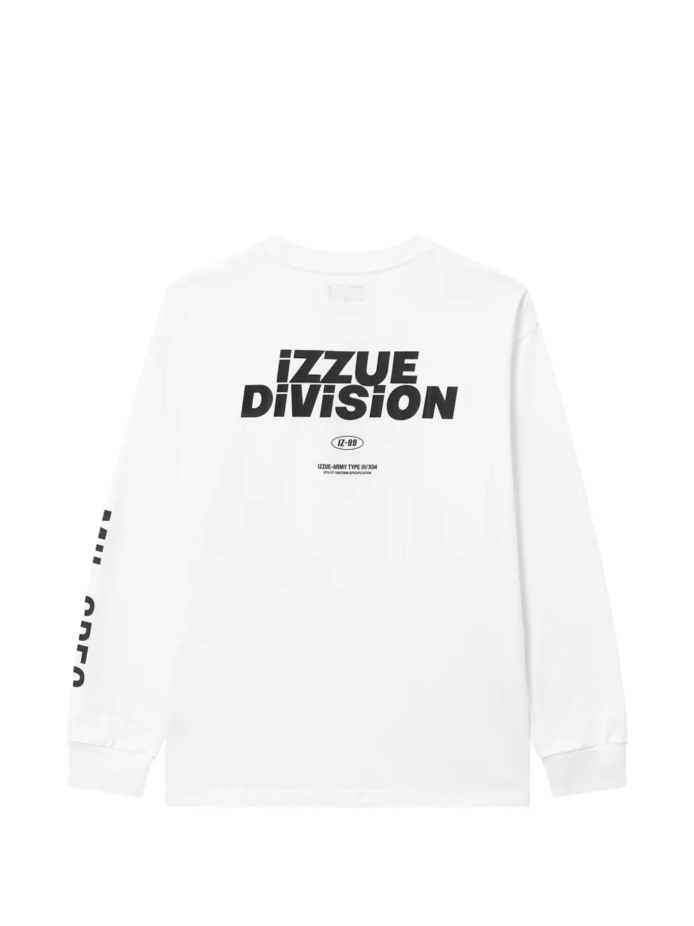 izzue T-shirt met logoprint Wit