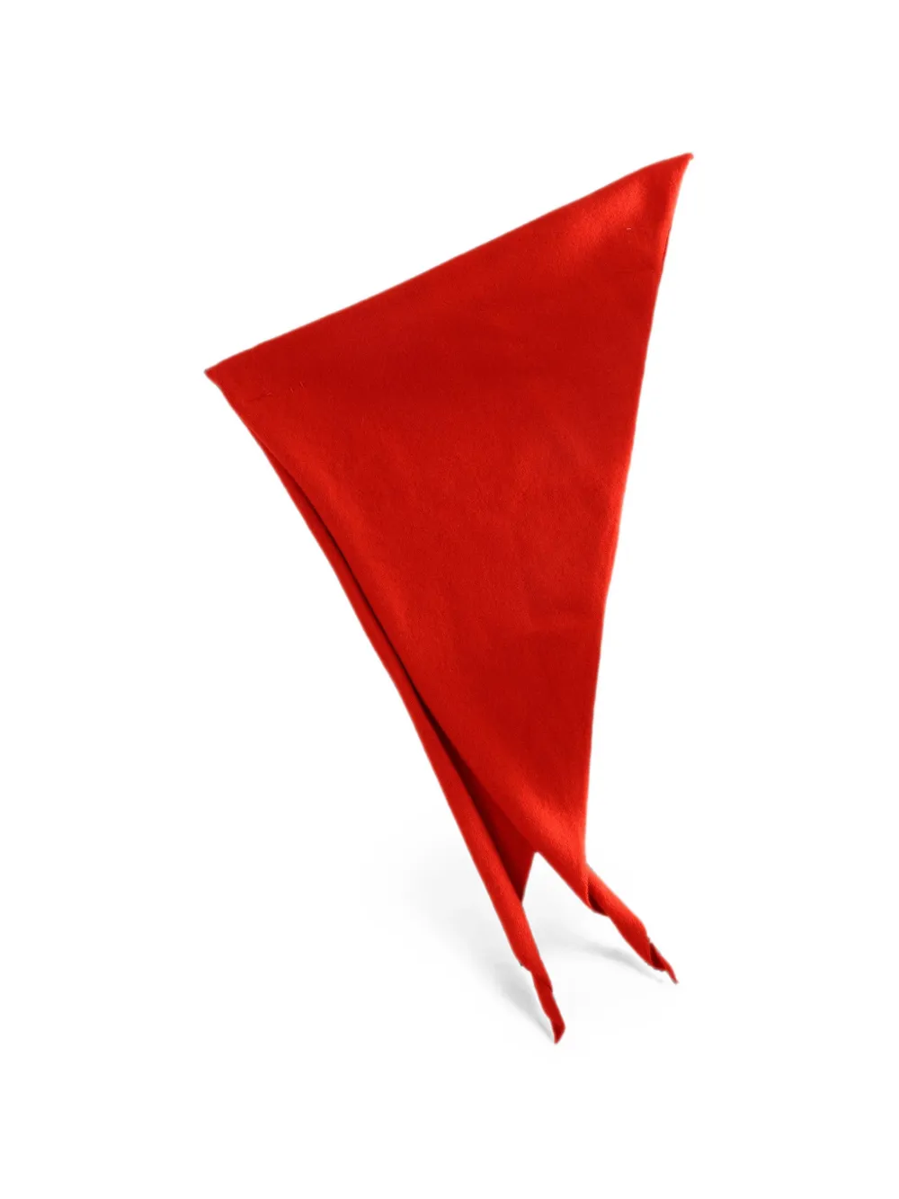 Extreme Cashmere Nº35 Triangular Bandana Scarf In Red