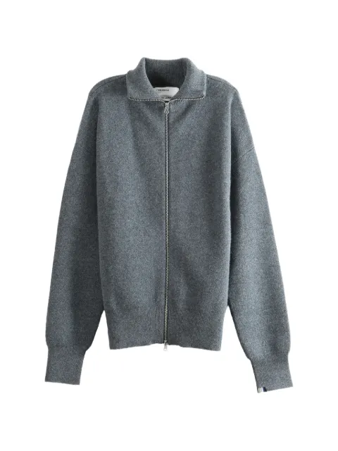 extreme cashmere cárdigan N°319 Xtra Out con cremallera de manga larga