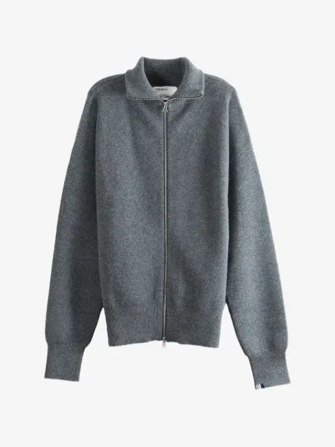 extreme cashmere N°319 Xtra Out zip-up long-sleeve cardigan