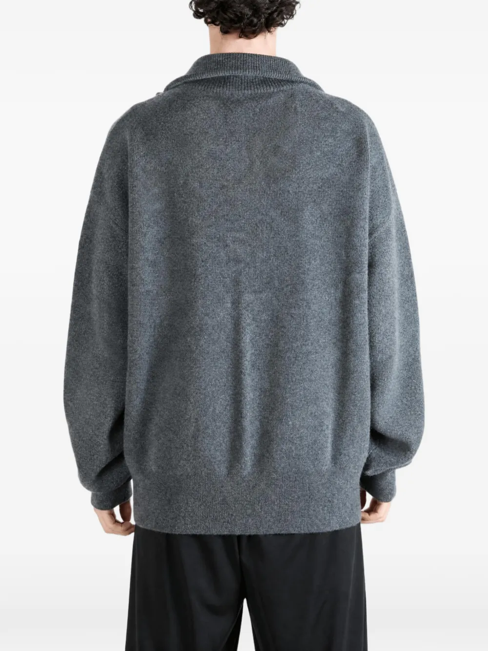 extreme cashmere N°319 kasjmier vest met rits Grijs