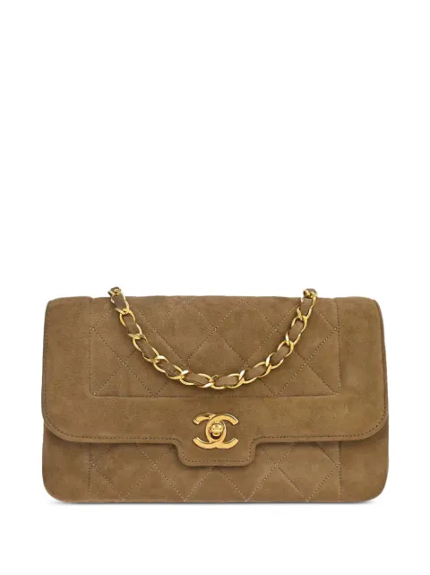CHANEL Pre-Owned 1990 suede shoulder bag