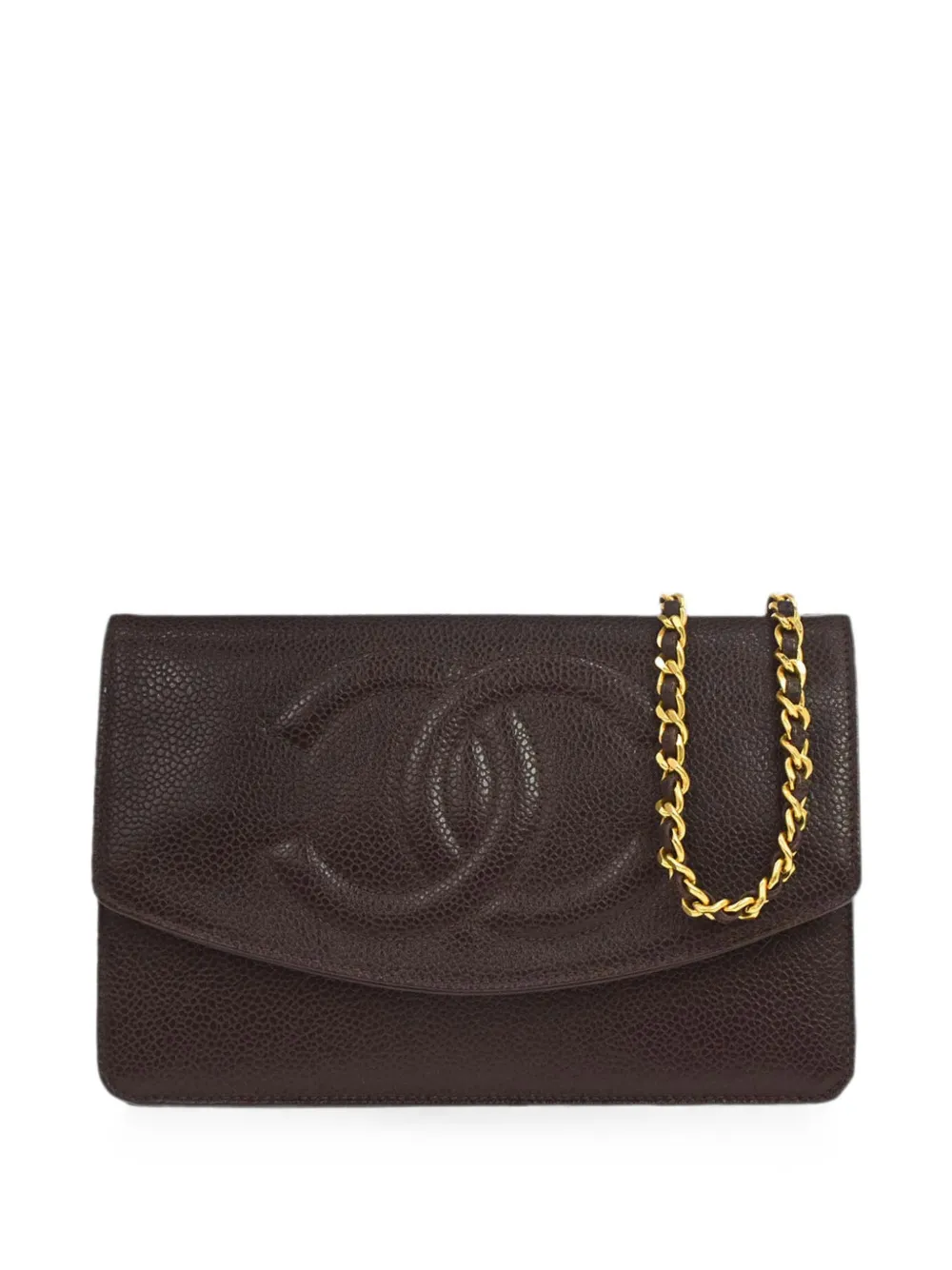 CHANEL Pre-Owned 1997 Timeless Wallet on Chain shoulder bag - Marrone