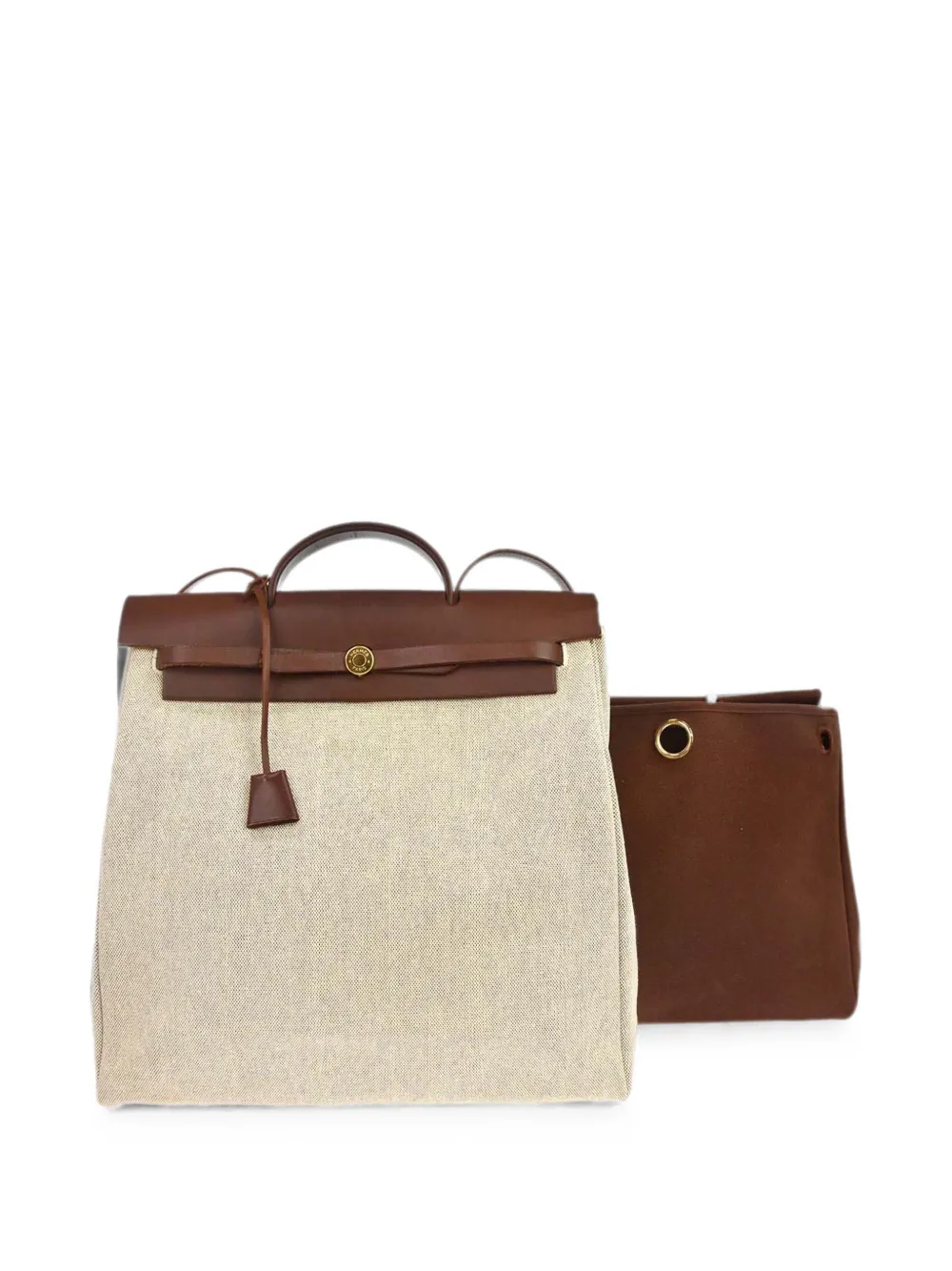Hermès Pre-Owned 2001 MM Herbag satchel bag - Toni neutri
