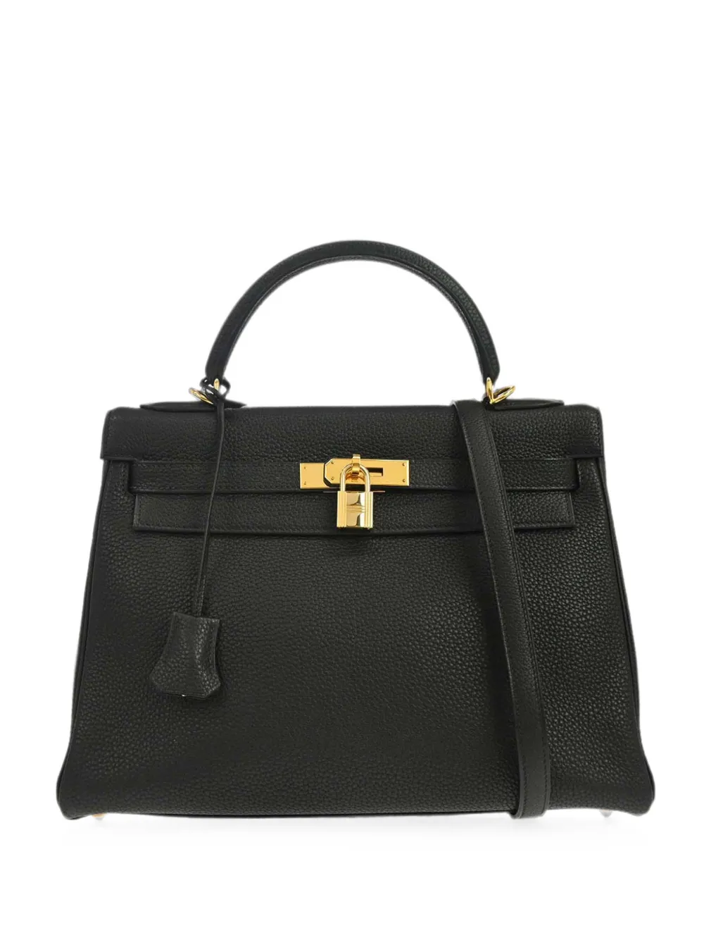 Hermès Pre-Owned 2002 Kelly 32 Retourne satchel bag - Schwarz