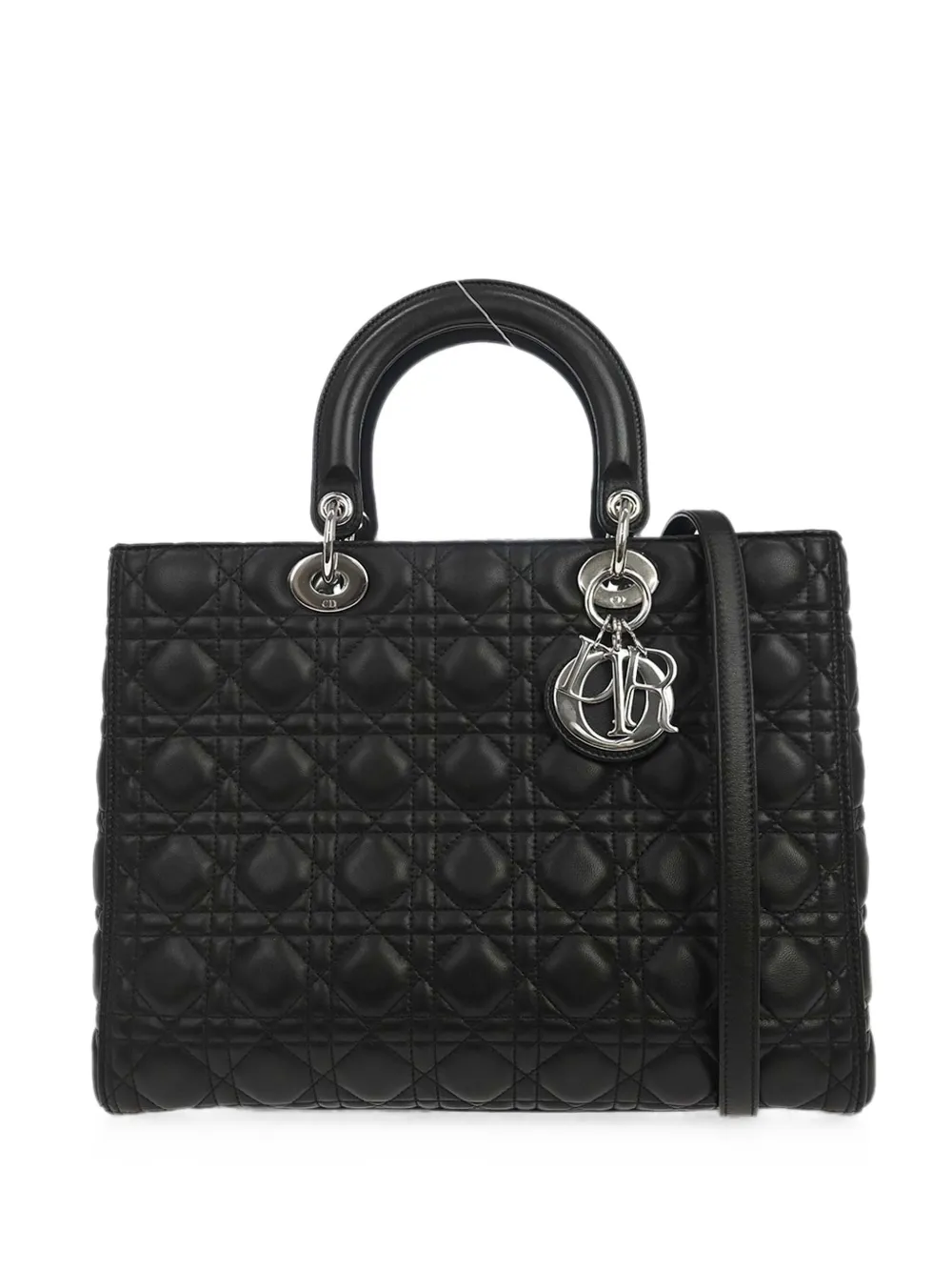 Christian Dior Pre-Owned 2015 Lady Dior Cannage tote bag - Schwarz