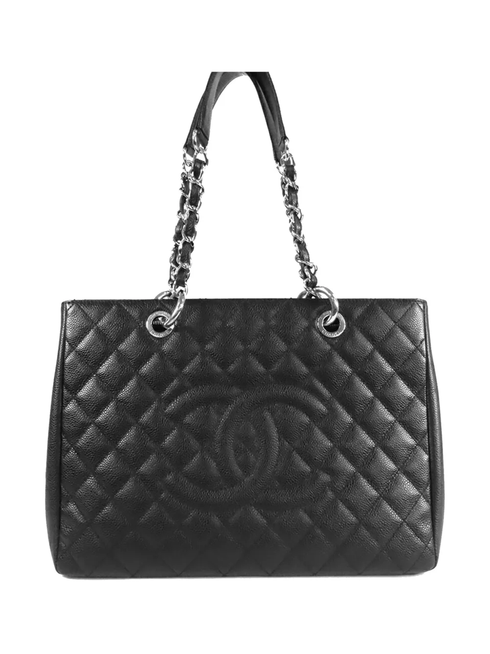 CHANEL Pre-Owned 2011 Caviar Grand Shopping tote bag - Nero