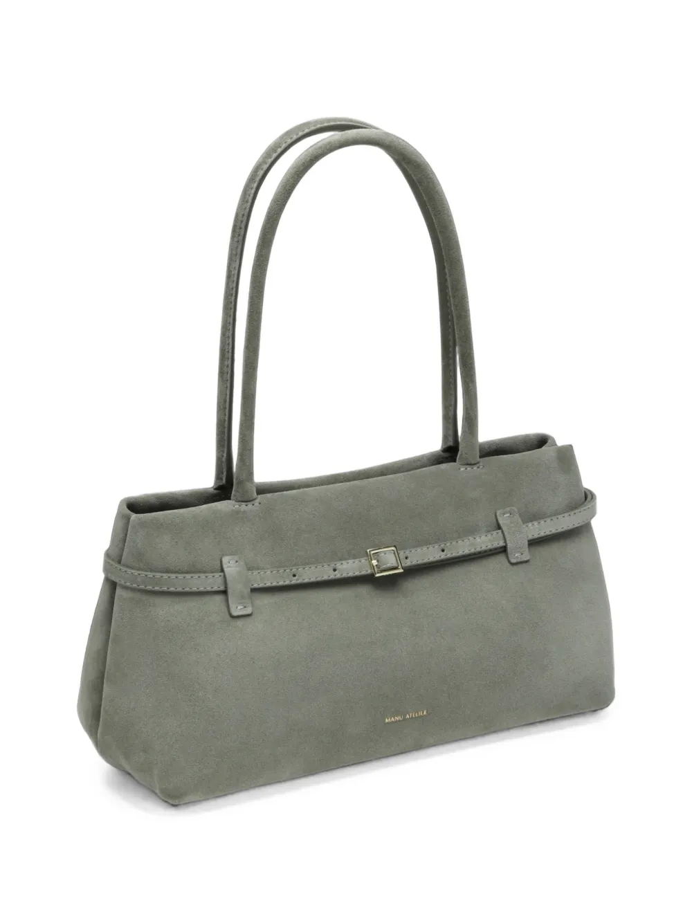 Manu Atelier Le Cambon East West schoudertas Groen