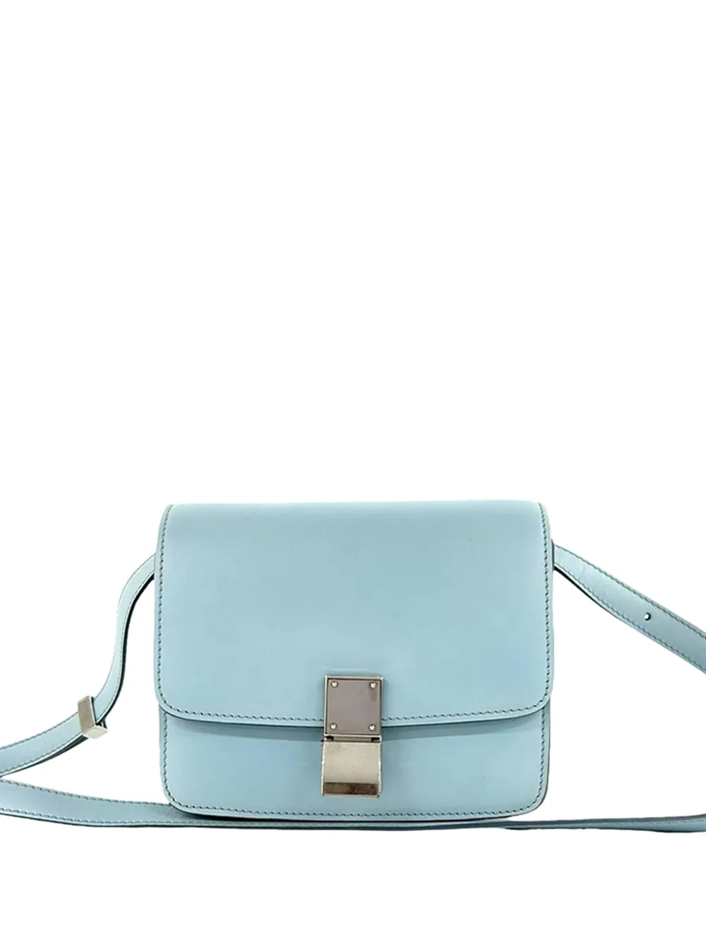 Celine Pre-Owned 2016 Small Calfskin Classic Box crossbody bag - Blau