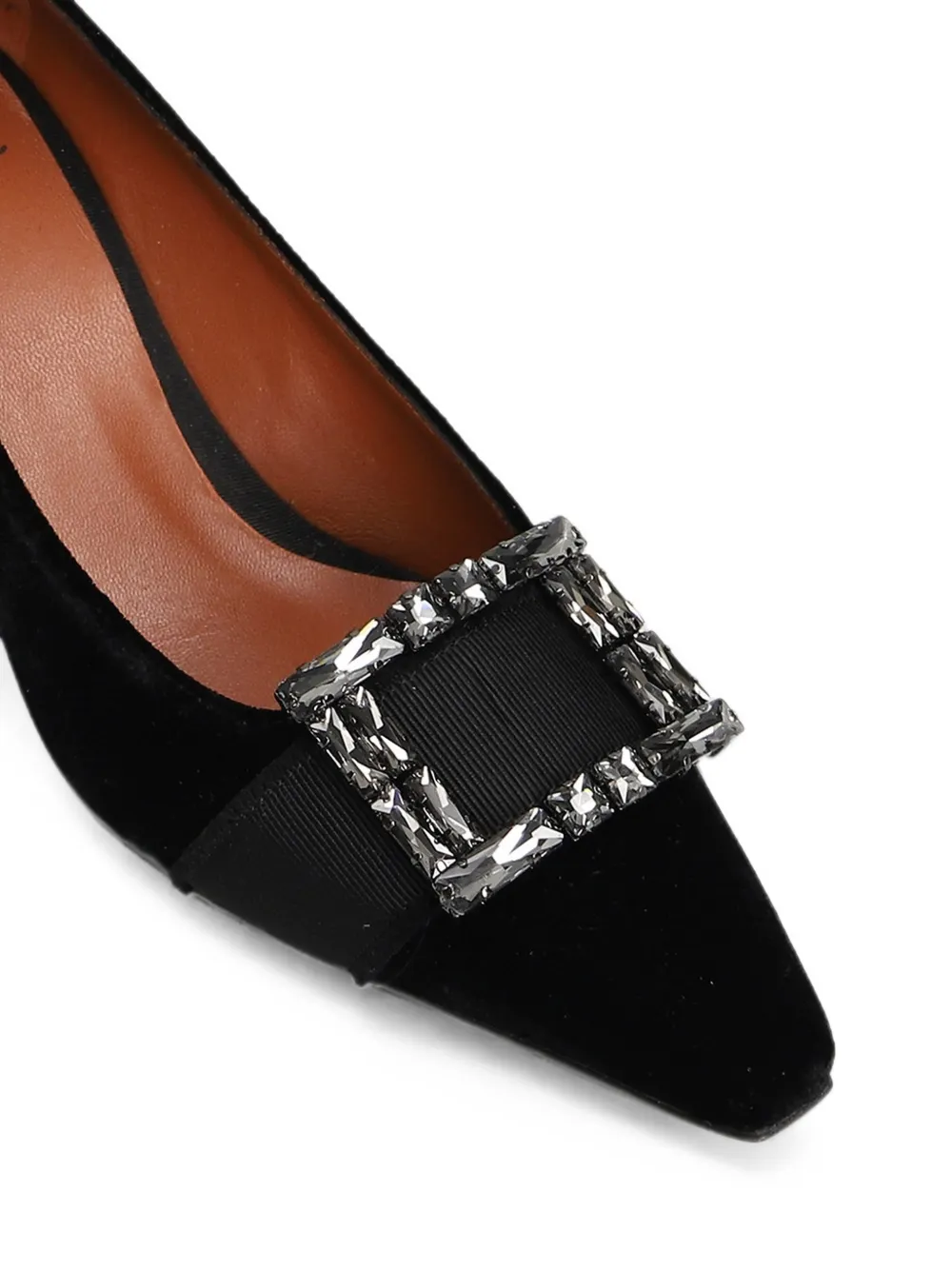 Roberto Festa Amarit pumps met kristallen gesp Zwart