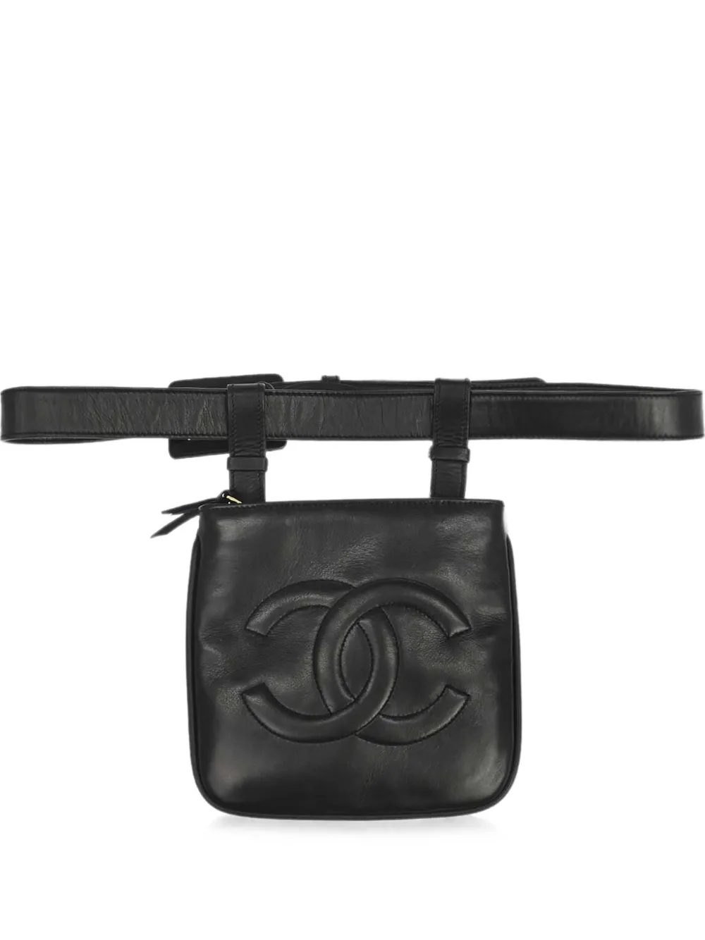 CHANEL Pre-Owned 1990 CC logo belt bag - Nero