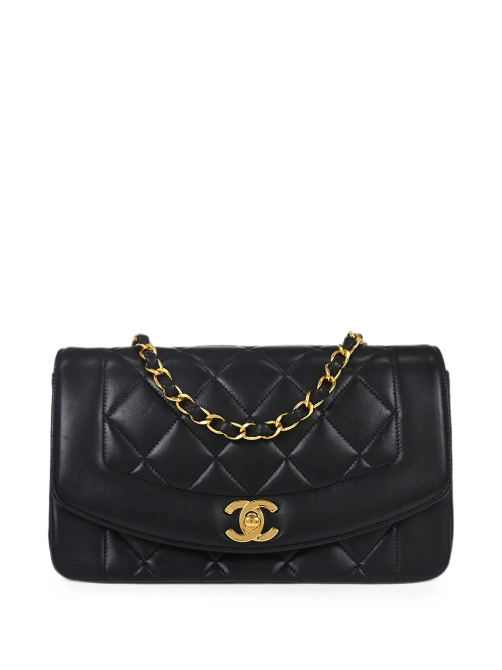 CHANEL Pre-Owned 1997 small Diana shoulder bag - Nero
