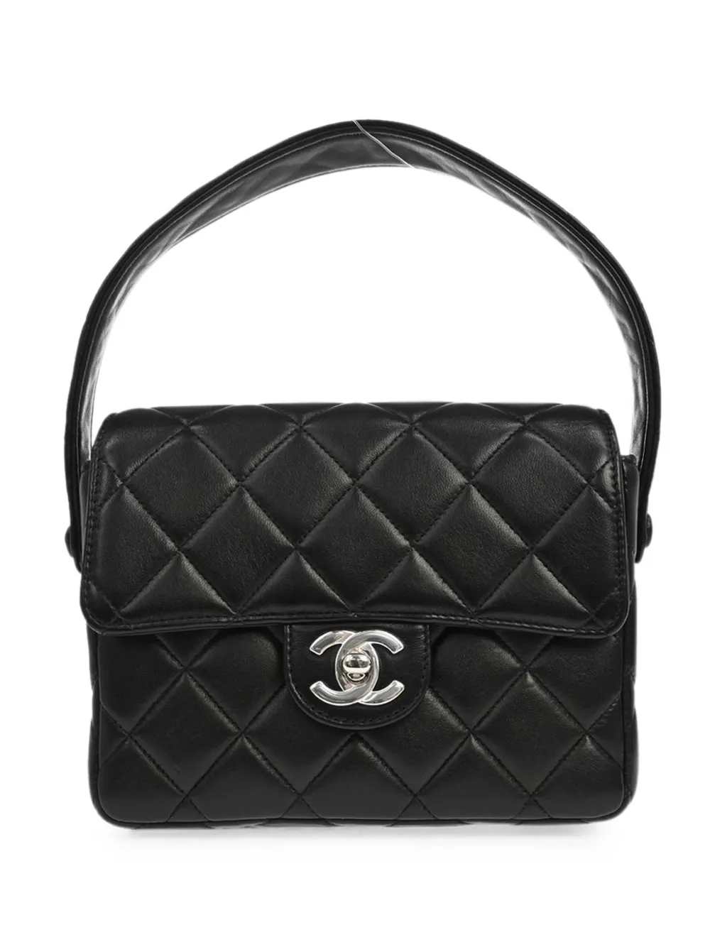 CHANEL Pre-Owned 1996-1997 quilted CC turn-lock handbag - Nero