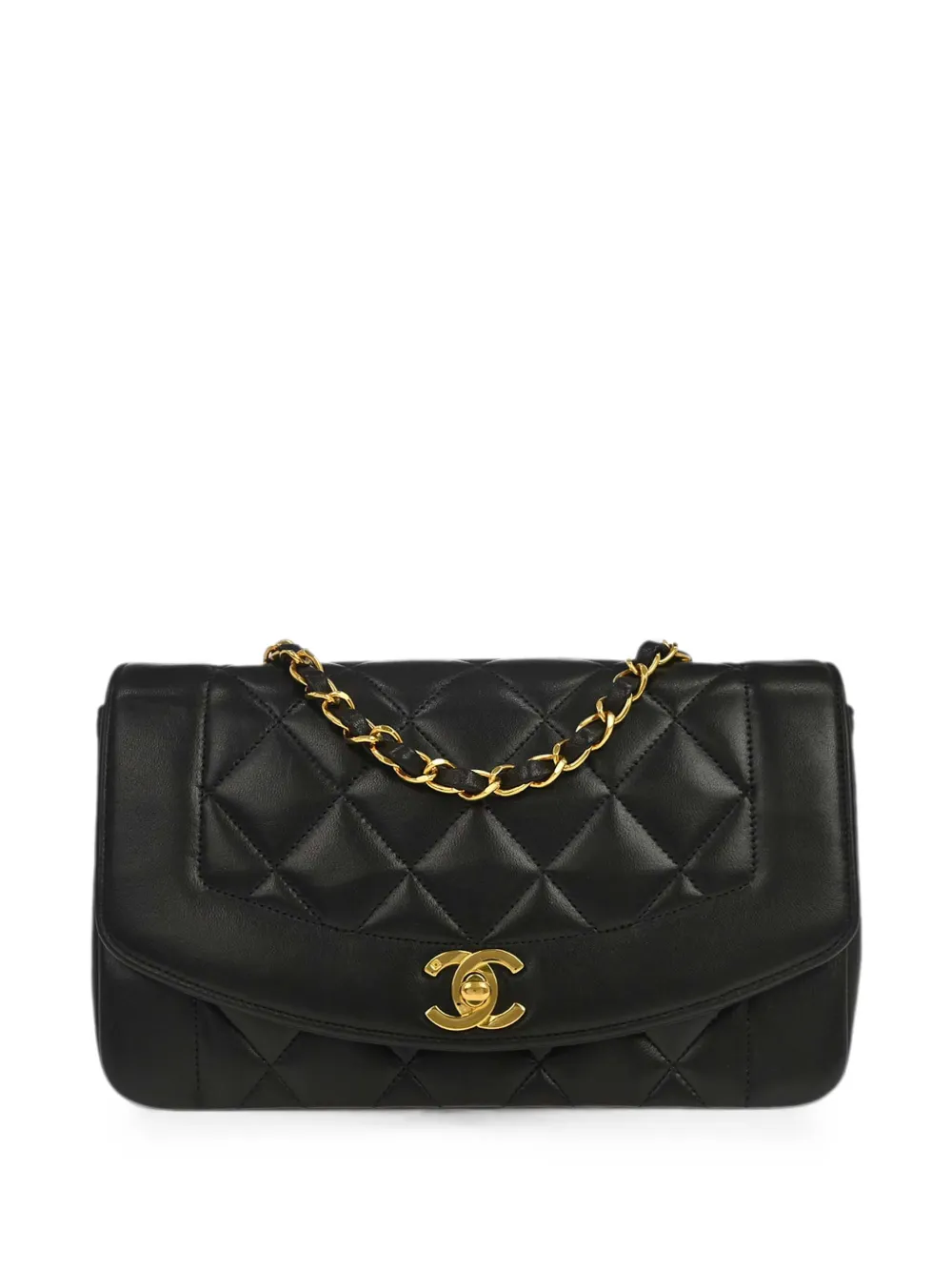 CHANEL Pre-Owned 1994-1996 Diana quilted shoulder bag - Nero