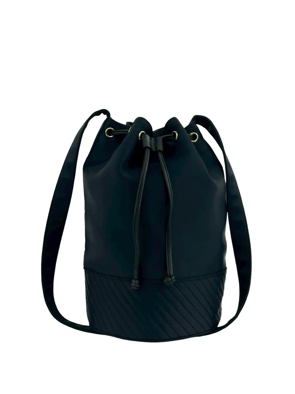 Saint Laurent Pre-Owned 20th Century Nylon bucket bag - Blu