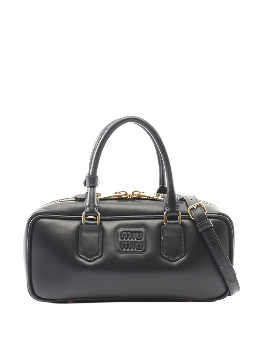 Miu Miu Pre-Owned sac à main Arcadie en cuir (2010-2026) - Noir Miu Miu Pre-Owned sac à main Arcadie en cuir (2010-2026) - Noir