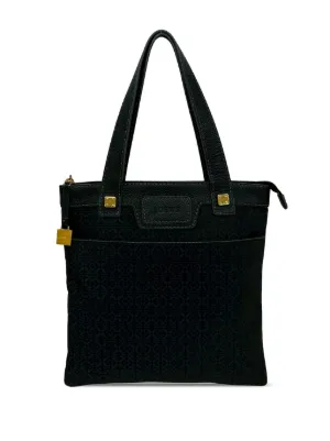Loewe Pre-Owned 2010-2026 レザー スタッズ アナグラム ハンドバッグ