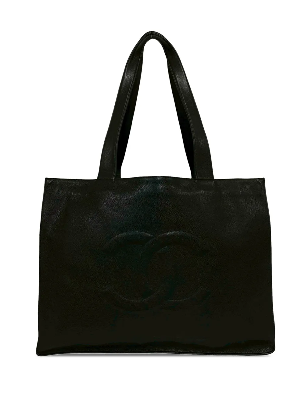 CHANEL Pre-Owned 1996-1997 CC Caviar tote bag - Schwarz
