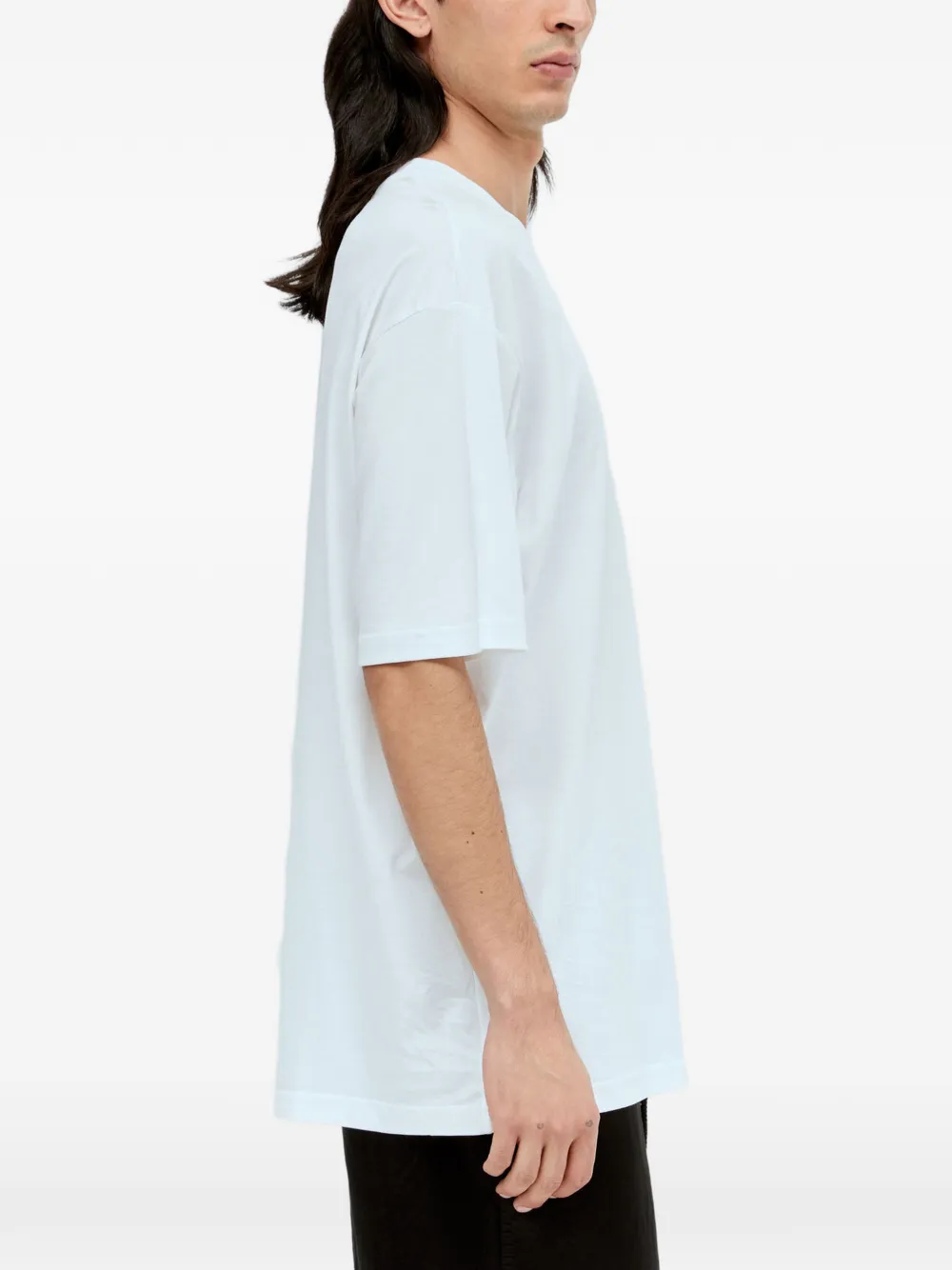 Song For The Mute T-shirt met logoprint Wit