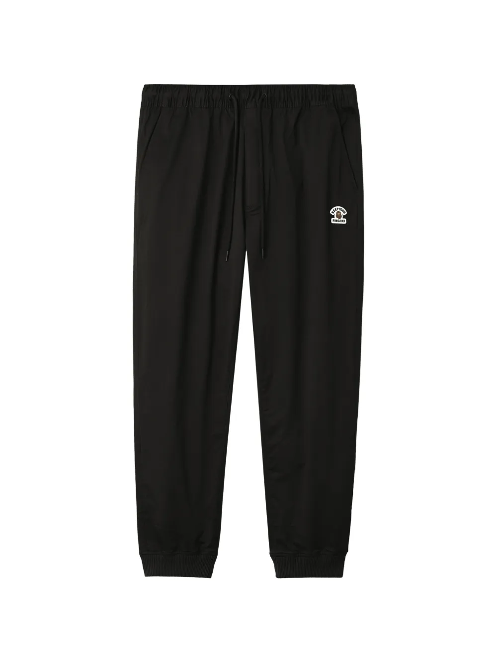 FINGERCROXX logo-patch drawstring-waist track pants - Nero