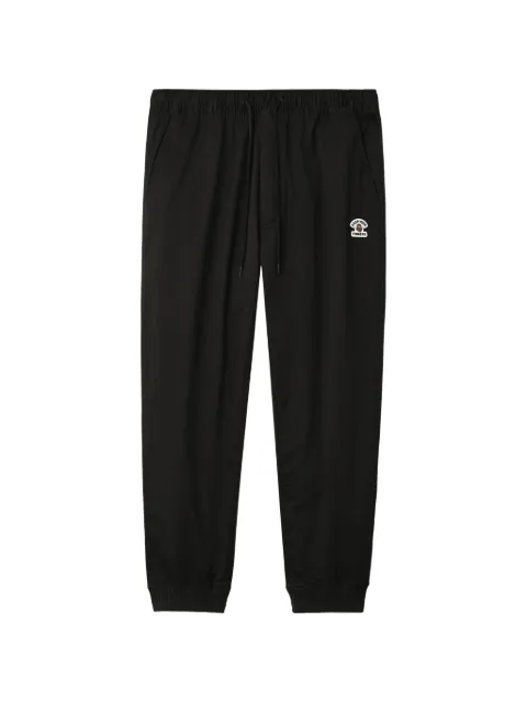 FINGERCROXX logo-patch drawstring-waist track pants