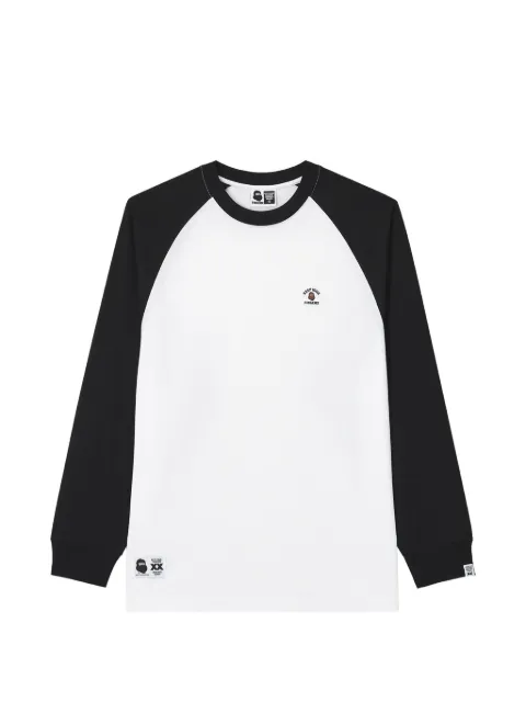FINGERCROXX logo-patch raglan-sleeve T-shirt
