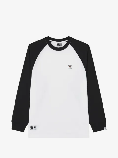 FINGERCROXX logo-patch raglan-sleeve T-shirt