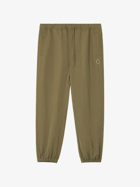 FINGERCROXX logo-patch drawstring-waist track pants