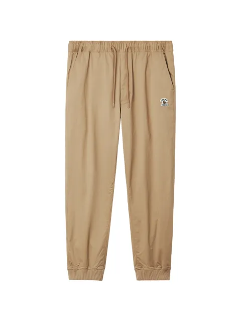 FINGERCROXX logo-patch tapered track pants