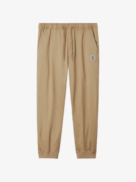 FINGERCROXX logo-patch tapered track pants