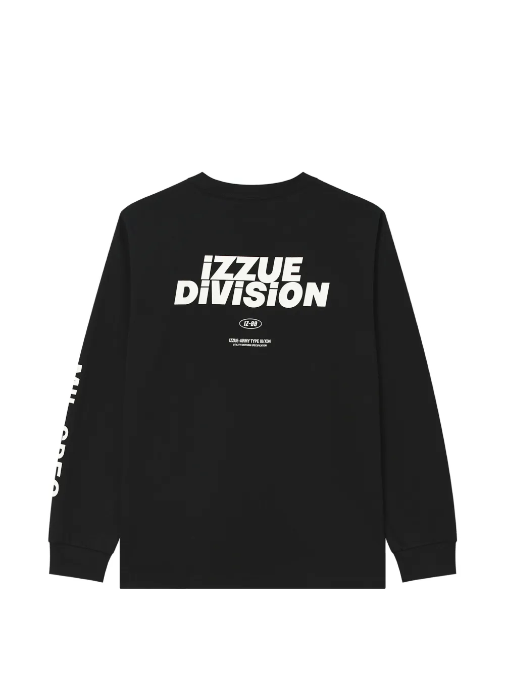 izzue T-shirt met logoprint Zwart