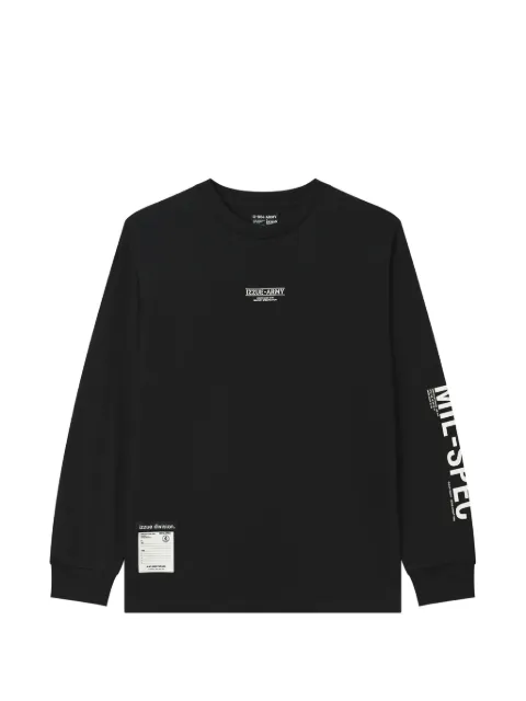 izzue logo-print long-sleeve T-shirt