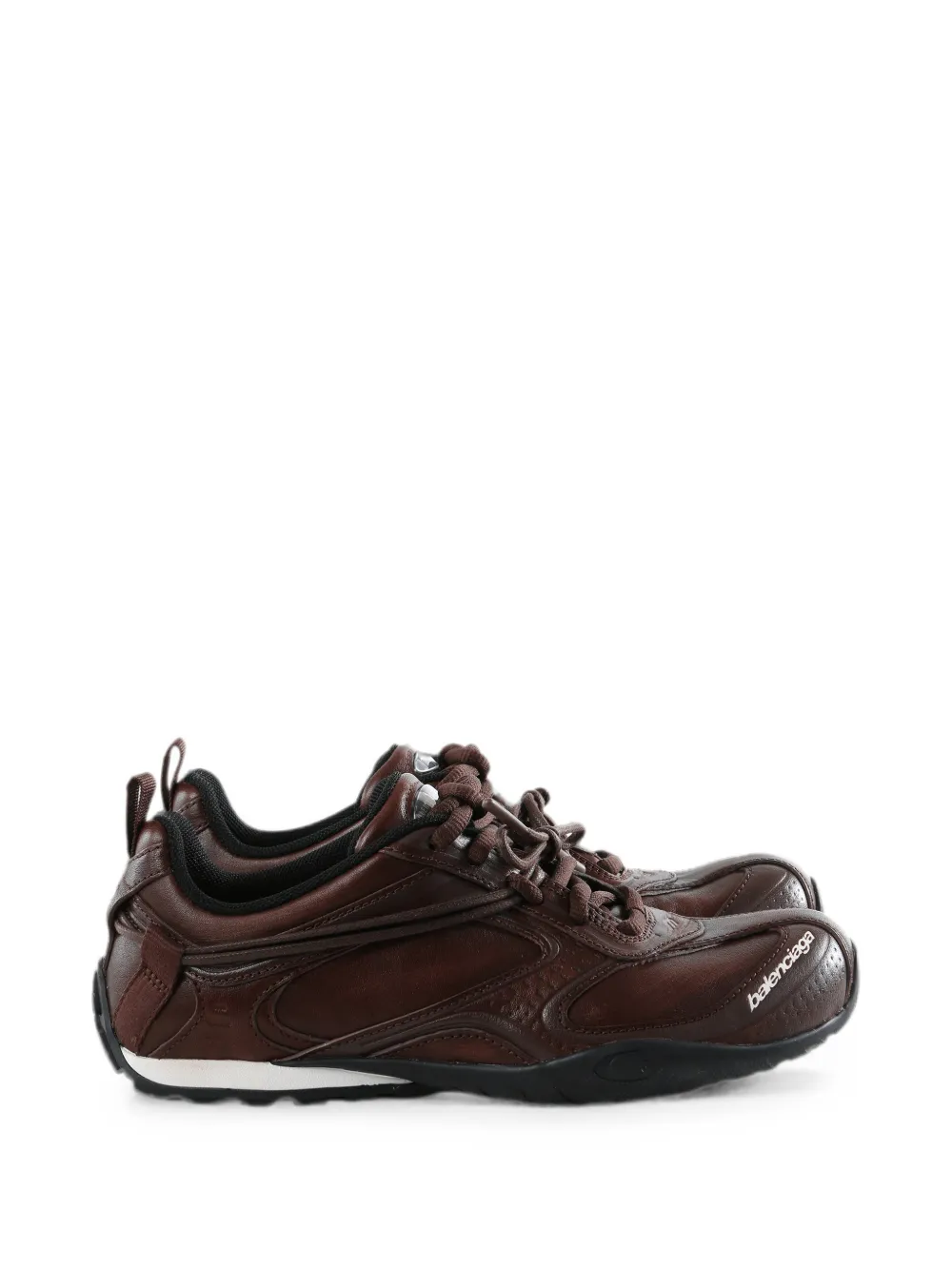 Balenciaga Radar leather sneakers Bruin