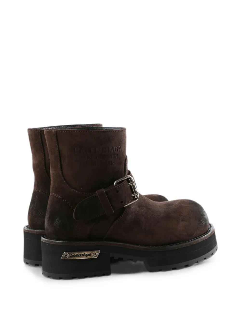 Balenciaga Venom mini bootie in light espresso Bruin