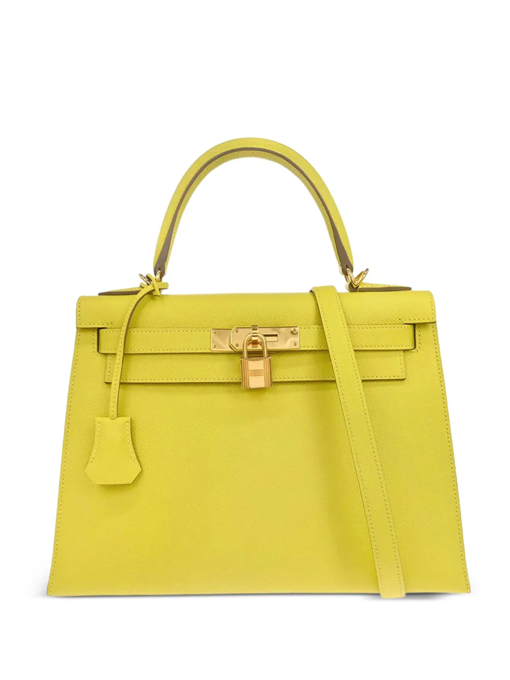 Hermès Pre-Owned 2019 28 Kelly Sellier tote bag - Giallo