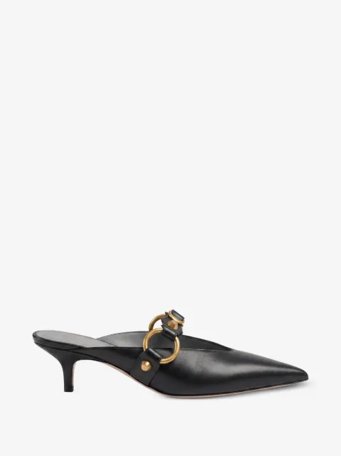 City mules in black