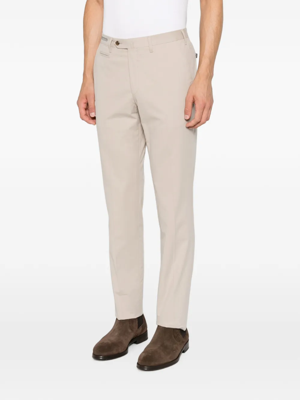 Corneliani Straight pantalon Beige