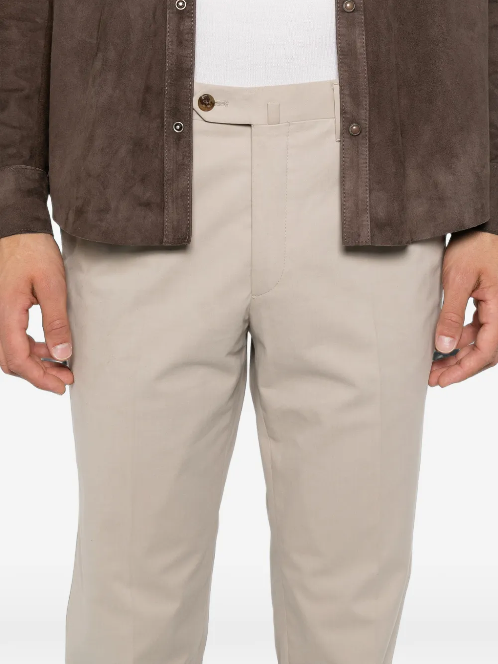 Corneliani Straight pantalon Beige