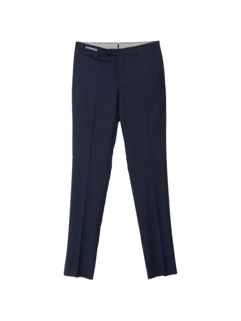 Corneliani pressed-crease tailored trousers